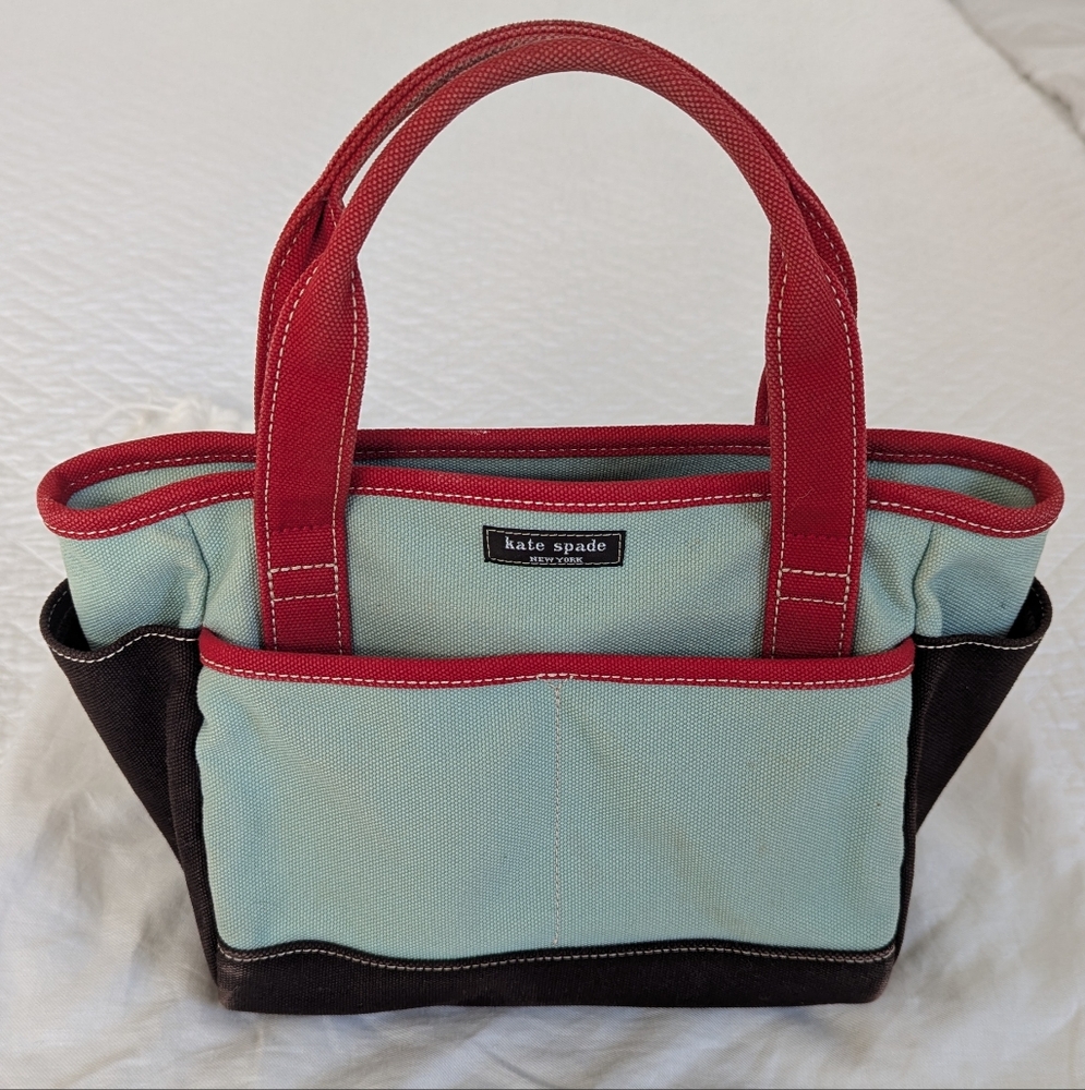 Kate Spade Red and Blue Women's Bag